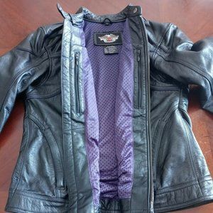 HARLEY DAVIDSON WOMEN'S BLACK PURPLE ACCENTS